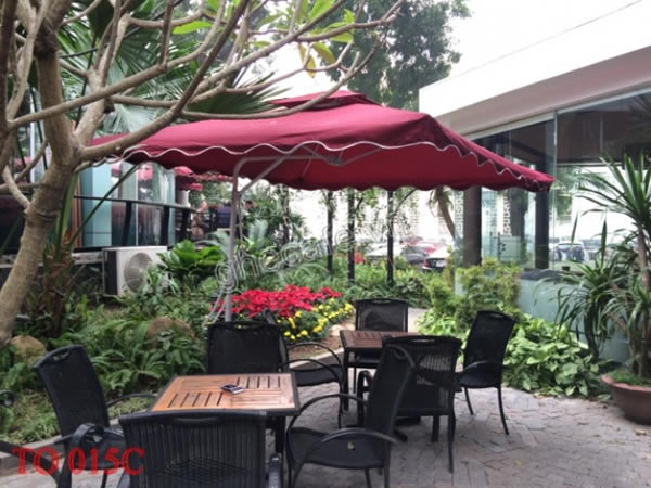 Sản xuất ô dù quảng cáo lệch tâm tại TP Vinh Nghệ An