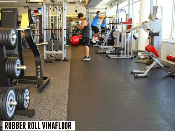Thi công sàn cao su EPDM, giả gỗ, phòng gym tại TP Vinh Nghệ An